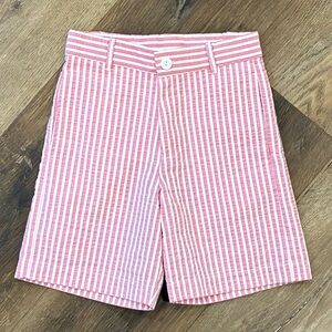NWOT Bella Bliss Pink/Red Stripe Preppy Shorts Summer Sharp Size 5 Boy
